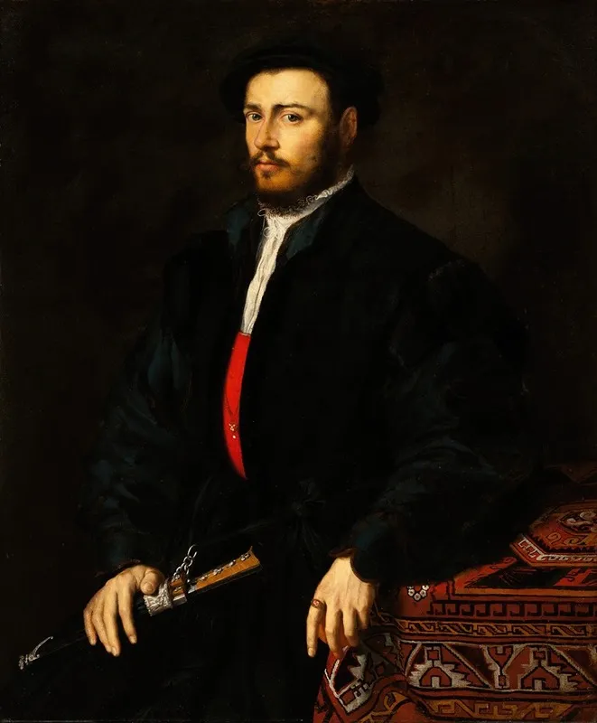 Portrait Of A Young Nobleman 2 Wall Art by Veneto-Lombard School - High-Resolution Digital Print