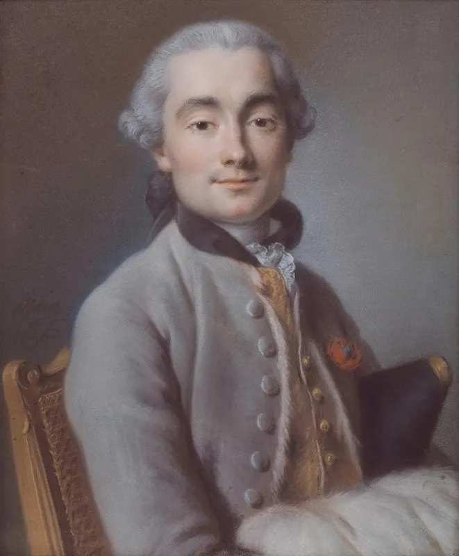 Portrait Of A Young Officer Wall Art by Pierre Allais - High-Resolution Digital Print