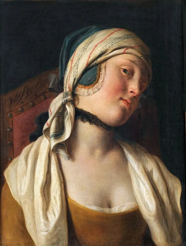 Portrait Of A Young Woman 26 Wall Art by Pietro Rotari - High-Resolution Digital Print