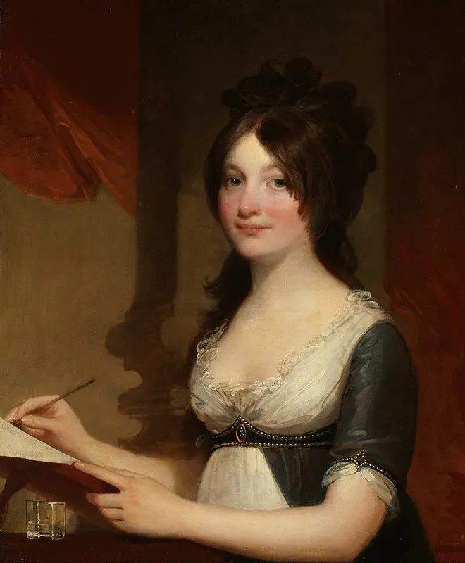 Portrait Of A Young Woman 44 Wall Art by Gilbert Stuart - High-Resolution Digital Print