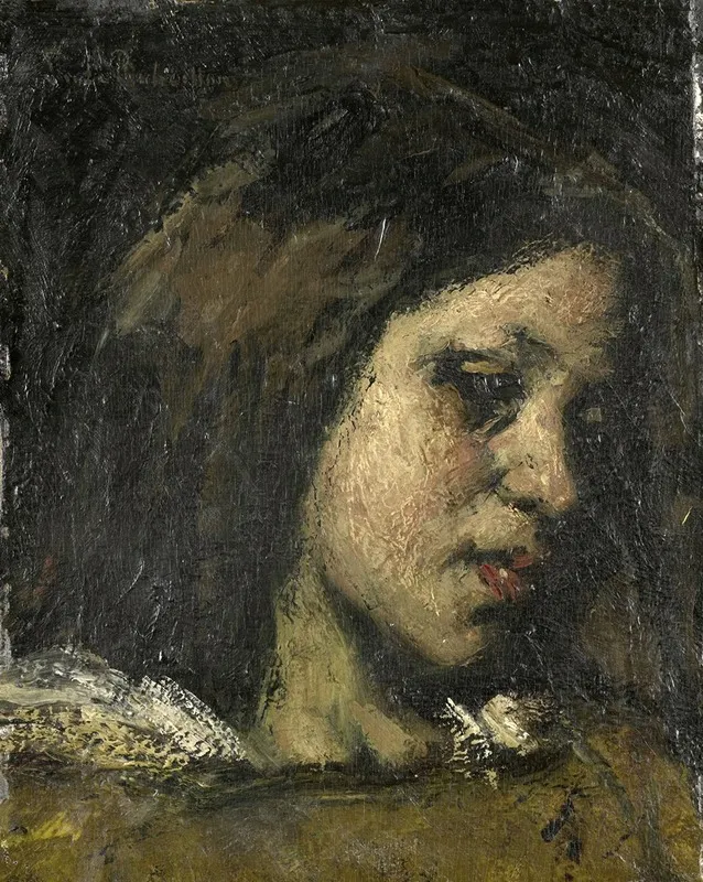 Portrait Of A Young Woman 71 Wall Art by Suze Robertson - High-Resolution Digital Print