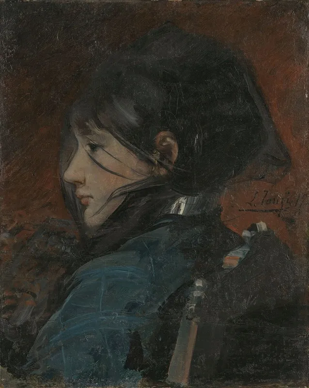 Portrait Of A Young Woman 94 Wall Art by Léon Tanzi - High-Resolution Digital Print