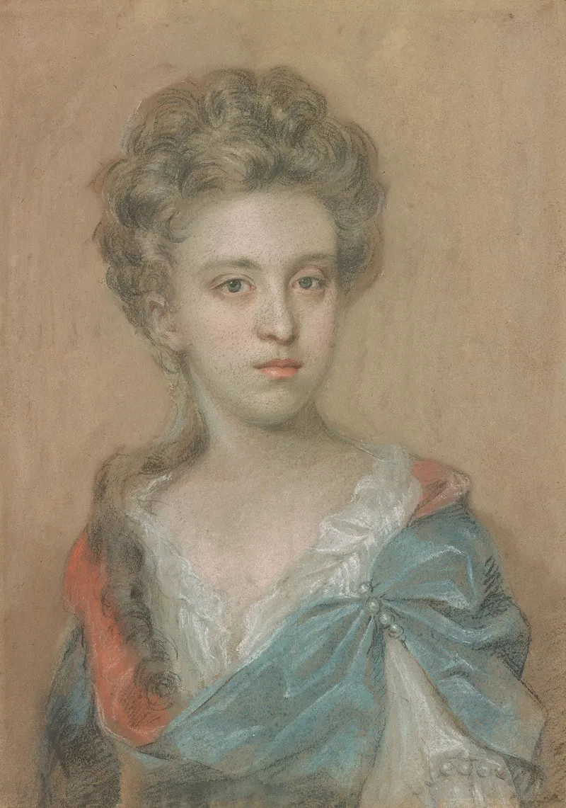Portrait Of A Young Woman 97 Wall Art by Michael Dahl - High-Resolution Digital Print