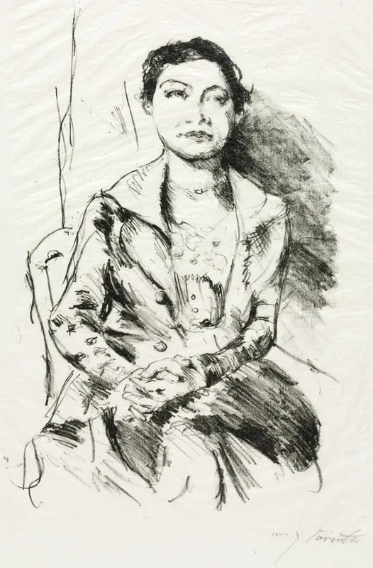 Portrait Of A Young Woman Anneliese Halbe