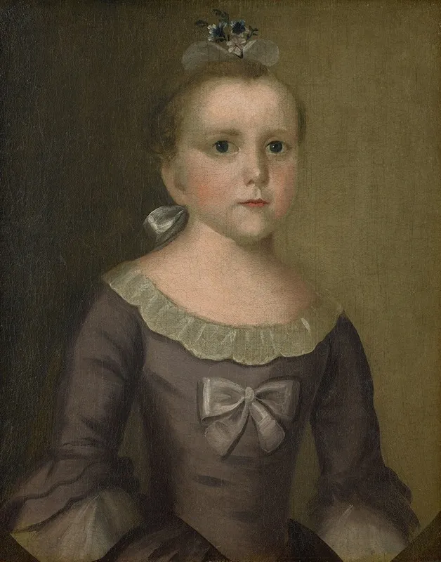 Portrait Of Abigail Gowen Wall Art by Joseph Badger - High-Resolution Digital Print