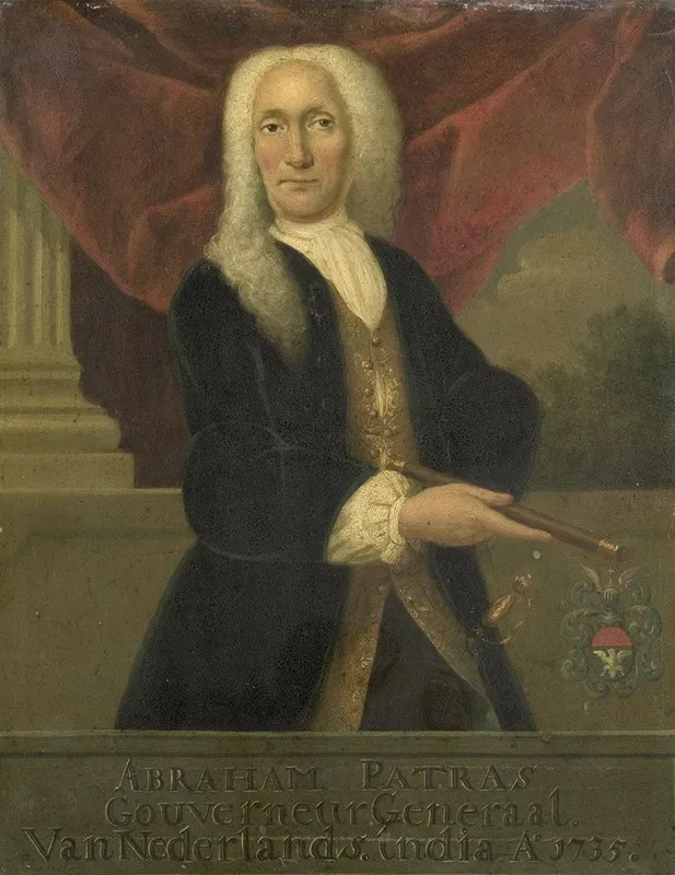 Portrait Of Abraham Patras Governor General Of The Dutch East India Company Wall Art by Theodorus Justinus Rheen - High-Resolution Digital Print