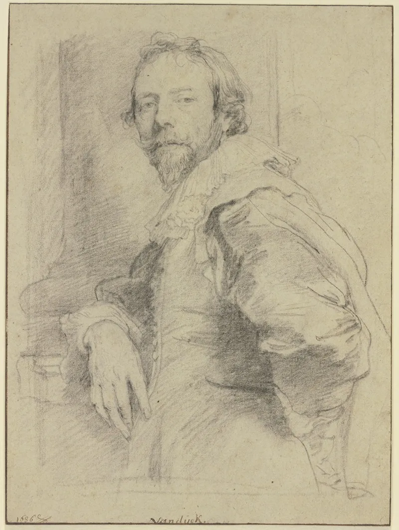 Portrait Of Adam De Coster Wall Art by Anthony van Dyck - High-Resolution Digital Print