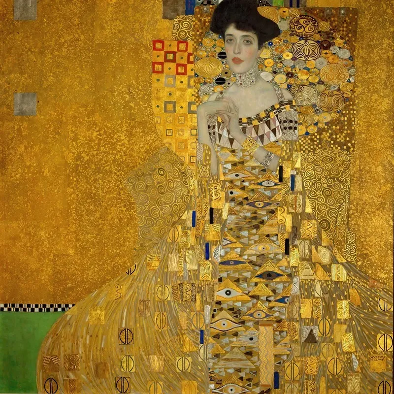 Portrait Of Adele Bloch Bauer I Wall Art by Gustav Klimt - High-Resolution Digital Print