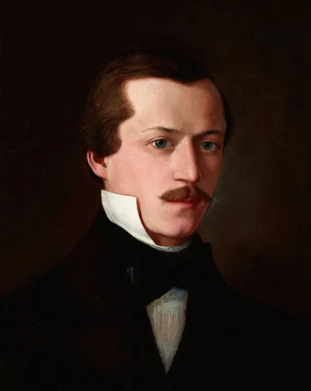 Portrait Of Adolf Poller Wall Art by Andrzej Bronisław Grabowski - High-Resolution Digital Print