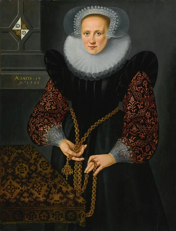 Portrait Of Aefge Gijbland 1581 1625