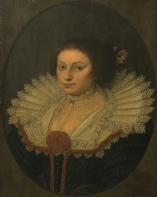 Portrait Of Aertje Witsen 1599 1652 Wall Art by David Bailly - High-Resolution Digital Print