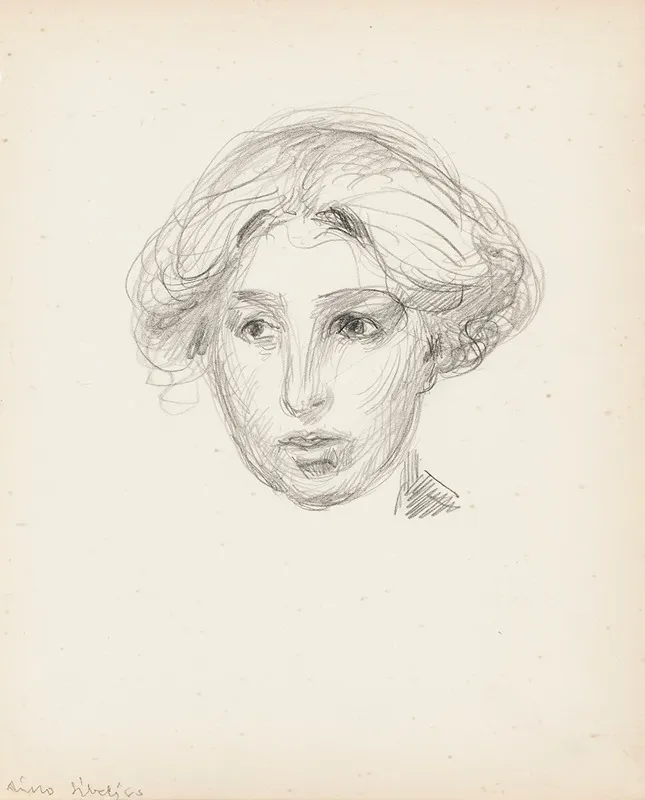 Portrait Of Aino Sibelius