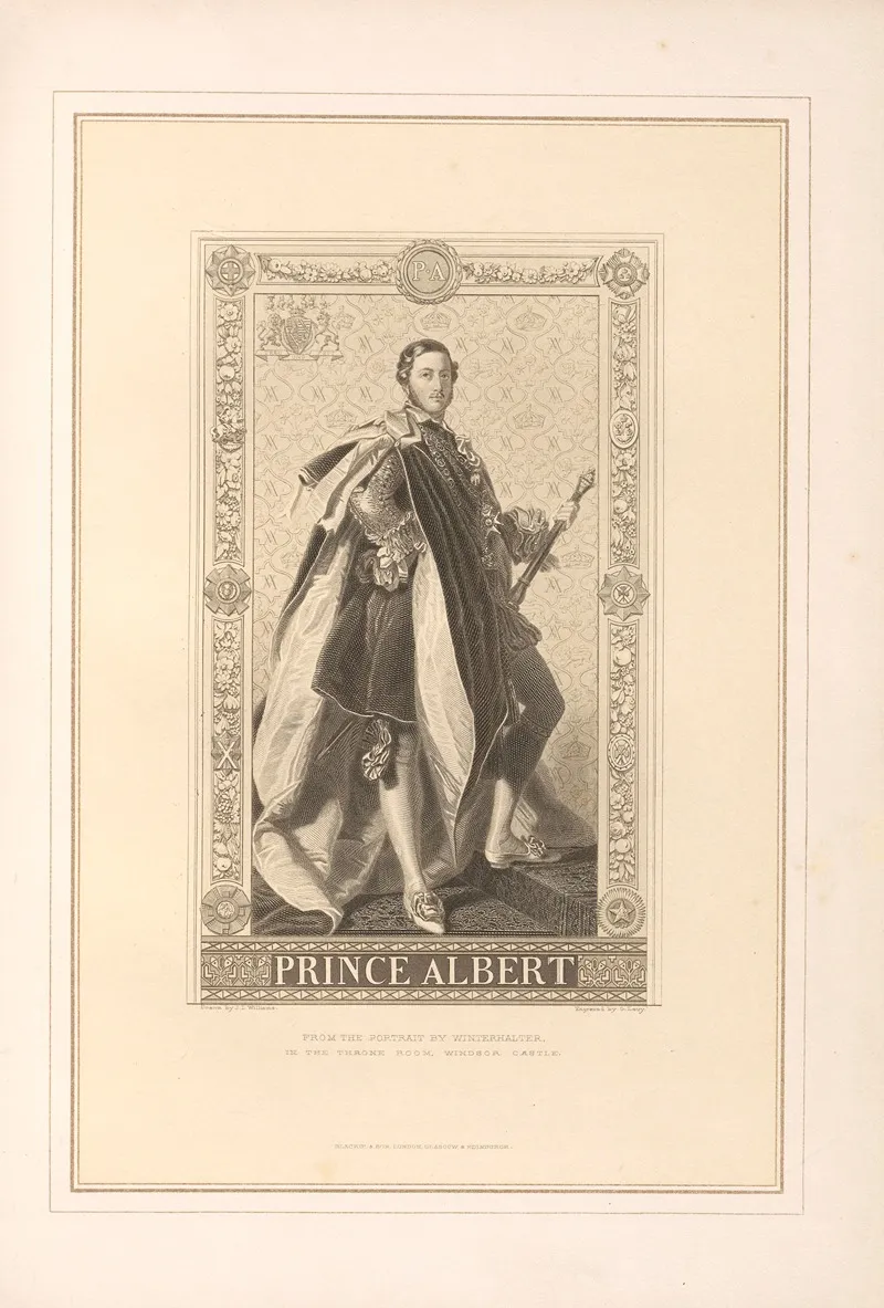 Portrait Of Albert Prince Consort Wall Art by Thomas Archer - High-Resolution Digital Print