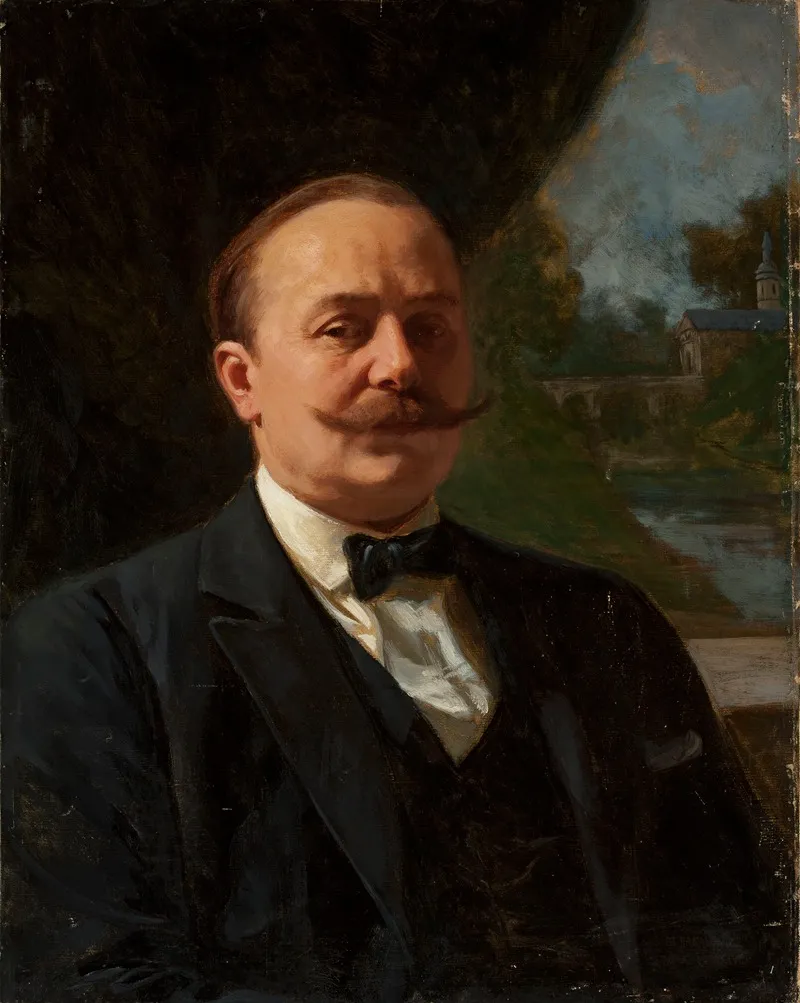 Portrait Of Albrecht Radziwill 1885 1935 Wall Art by Stefan Bakałowicz - High-Resolution Digital Print