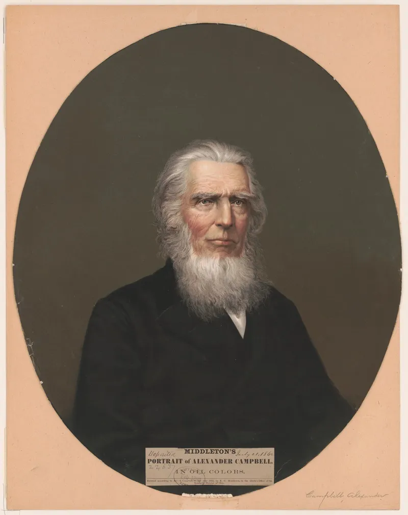 Portrait Of Alexander Campbell Wall Art by E.C. Middleton & Co. - High-Resolution Digital Print