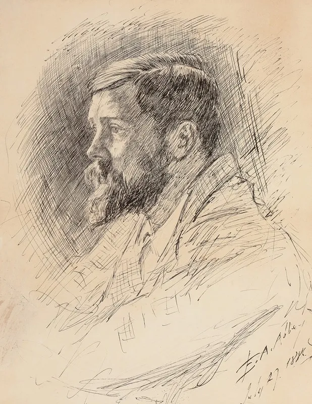 Portrait Of Alfred Parsons R A