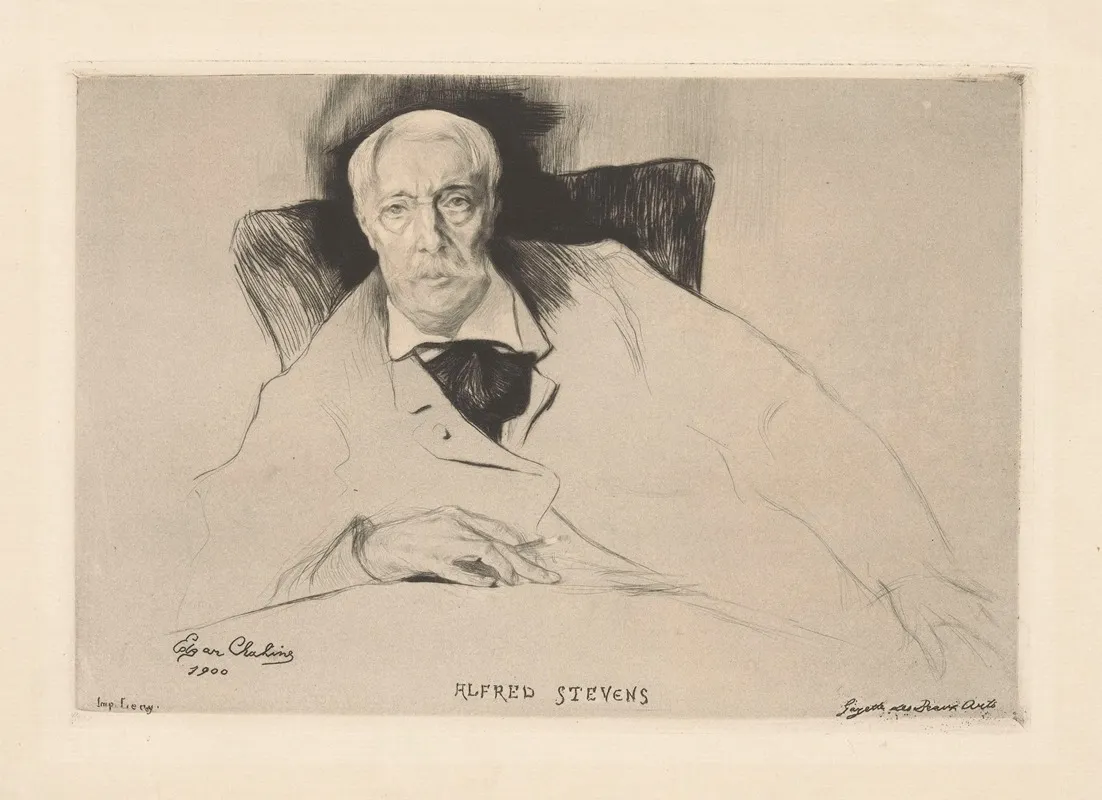 Portrait Of Alfred Stevens