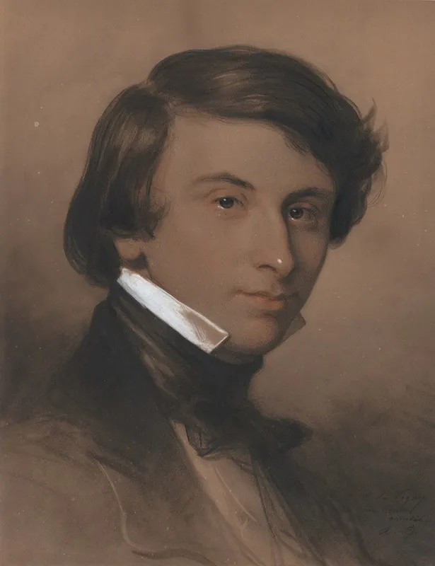 Portrait Of Alfred Victor Comte De Vigny 1797‒1863