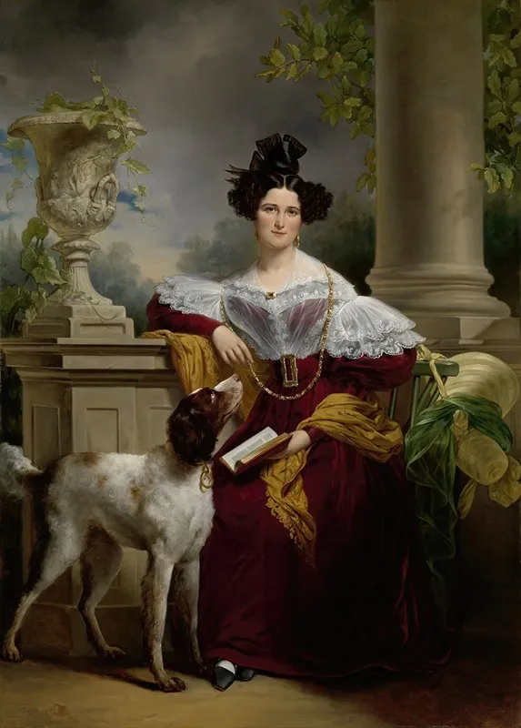 Portrait Of Alida Christina Assink Wall Art by Jan Adam Kruseman - High-Resolution Digital Print
