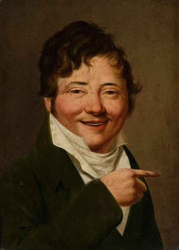 Portrait Of Alojzy Zolkowski Wall Art by Jan Feliks Piwarski - High-Resolution Digital Print