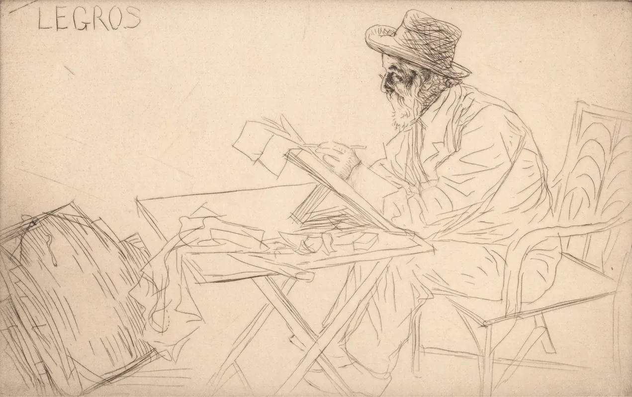 Portrait Of Alphonse Legros