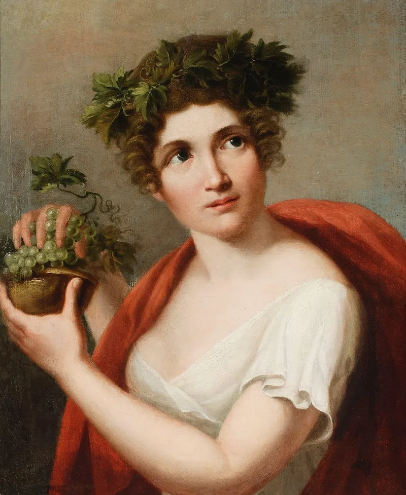 Portrait Of Amelia Pechwell 1789 1835 Wall Art by Antoni Jan Blank - High-Resolution Digital Print