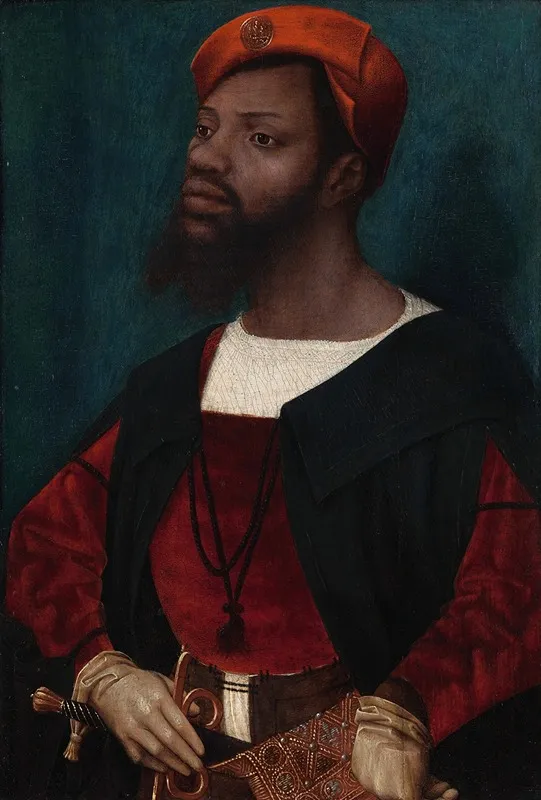 Portrait Of An African Man Wall Art by Jan Jansz Mostaert - High-Resolution Digital Print