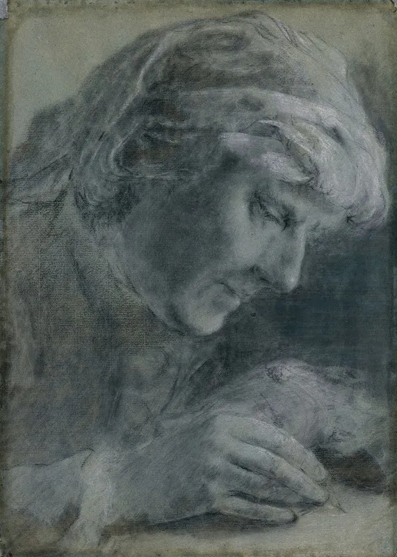 Portrait Of An Artist Drawing Wall Art by Thomas Frye - High-Resolution Digital Print