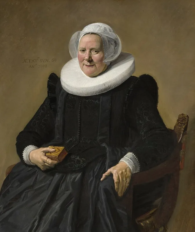 Portrait Of An Elderly Lady 2 Wall Art by Frans Hals - High-Resolution Digital Print