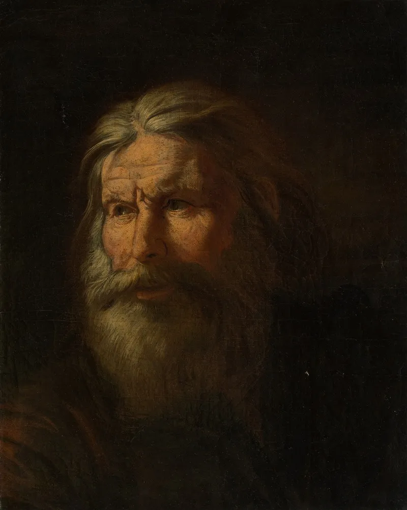 Portrait Of An Elderly Man 2 Wall Art by Joachim Von Sandrart - High-Resolution Digital Print