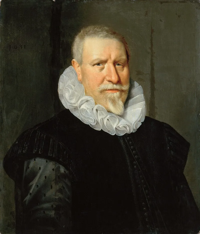 Portrait Of An Elderly Man 5 Wall Art by Thomas de Keyser - High-Resolution Digital Print