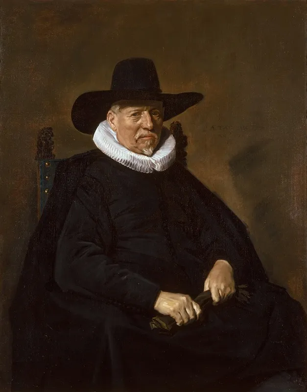 Portrait Of An Elderly Man Traditionally Called Heer Bodolphe Wall Art by Frans Hals - High-Resolution Digital Print