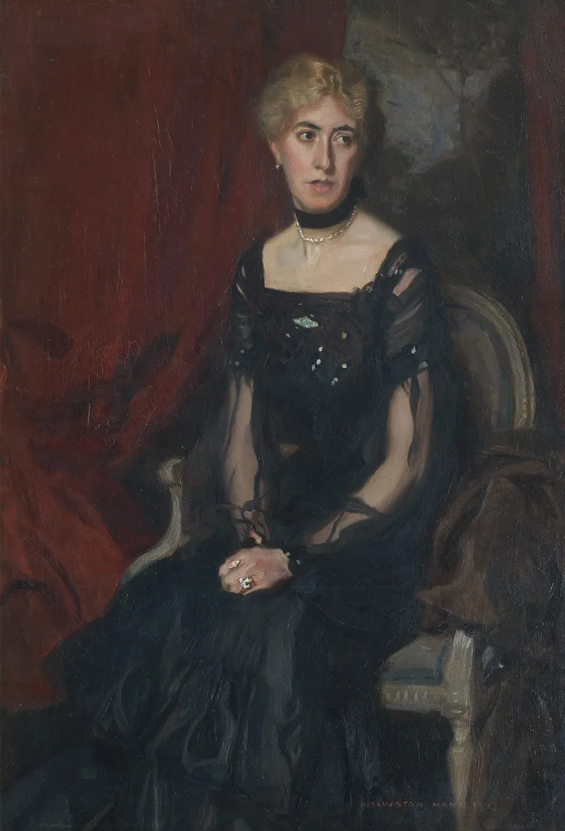 Portrait Of An Elegant Lady 7 Wall Art by Harrington Mann - High-Resolution Digital Print