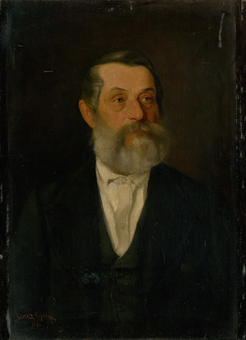 Portrait Of An Old Gentleman With Grey Beard