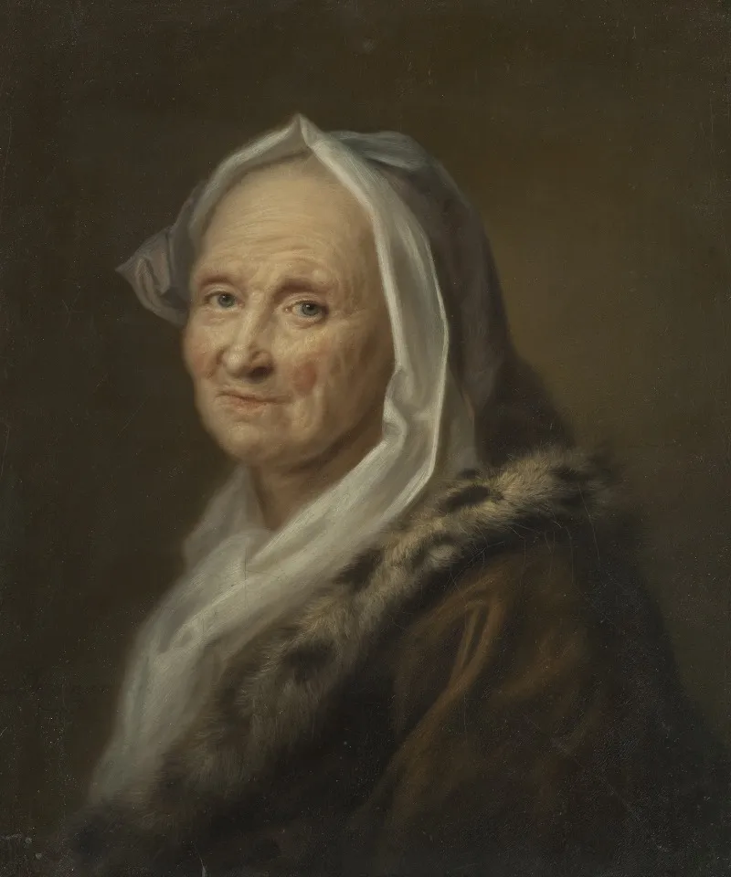 Portrait Of An Old Lady 4 Wall Art by Balthasar Denner - High-Resolution Digital Print