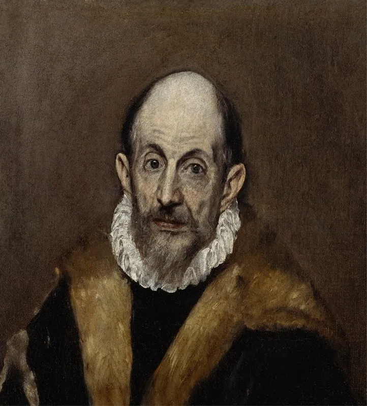 Portrait Of An Old Man 11 Wall Art by El Greco (Domenikos Theotokopoulos) - High-Resolution Digital Print