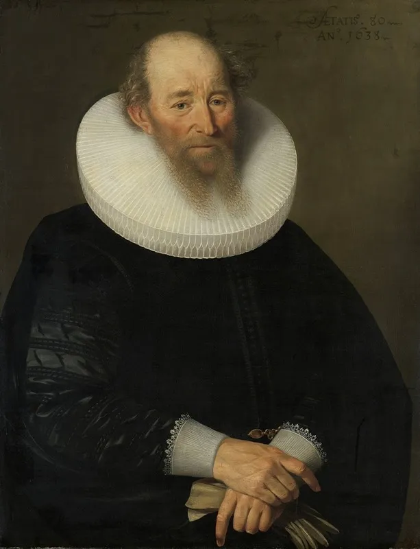 Portrait Of An Old Man 17 Wall Art by Samuel Hoffmann - High-Resolution Digital Print
