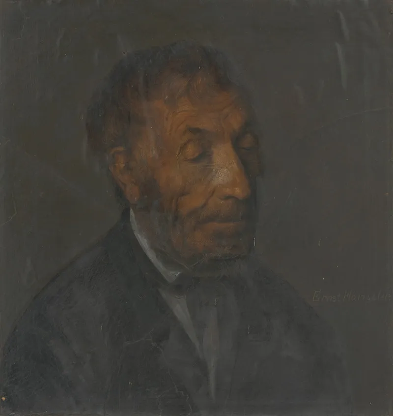 Portrait Of An Old Man 32 Wall Art by Ernst Hänßler - High-Resolution Digital Print