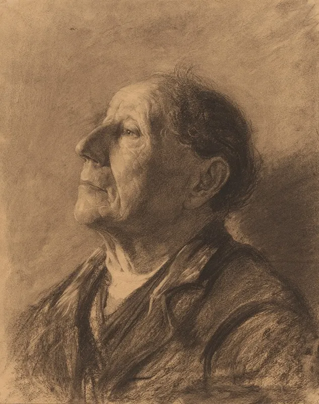 Portrait Of An Old Man 5 Wall Art by John Kavanagh - High-Resolution Digital Print