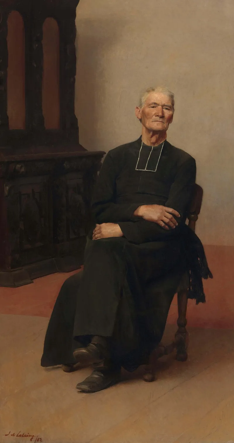 Portrait Of An Old Priest