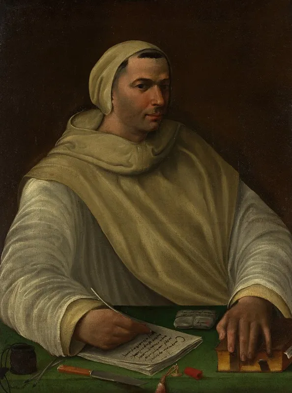 Portrait Of An Olivetan Monk Wall Art by Baldassare Peruzzi - High-Resolution Digital Print