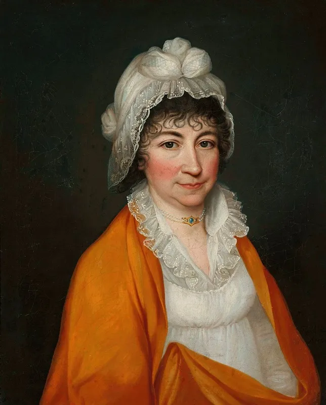 Portrait Of An Unknown Lady 2 Wall Art by Maciej Topolski - High-Resolution Digital Print