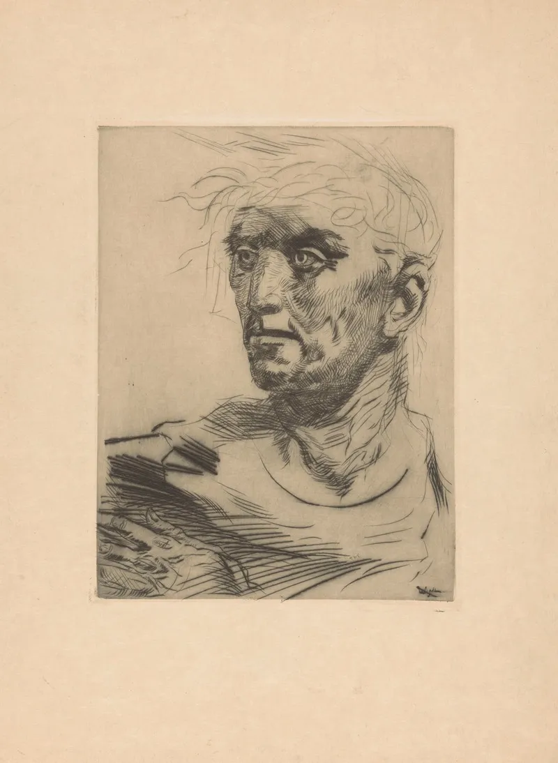 Portrait Of An Unknown Man 14 Wall Art by Hein von Essen - High-Resolution Digital Print