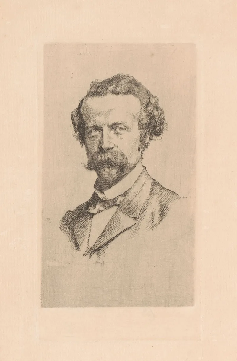 Portrait Of An Unknown Man 16 Wall Art by Adrien de Witte - High-Resolution Digital Print