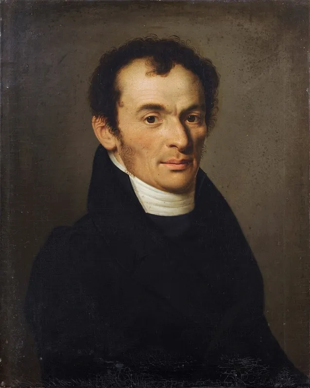 Portrait Of An Unknown Man 2 Wall Art by Franz Joseph Menteler - High-Resolution Digital Print