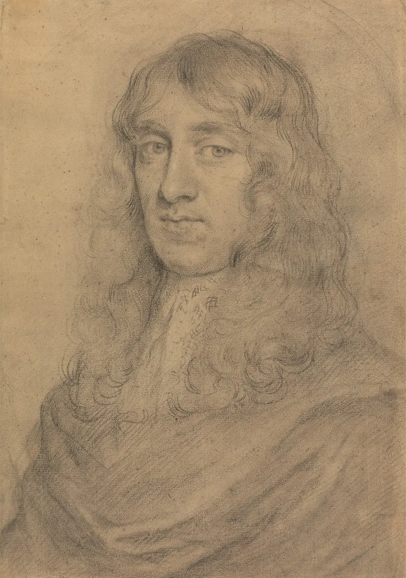 Portrait Of An Unknown Man 8 Wall Art by Edmund Ashfield - High-Resolution Digital Print
