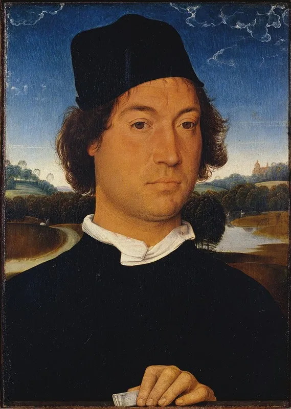 Portrait Of An Unknown Man With A Letter