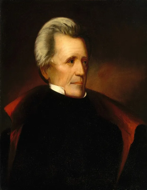 Portrait Of Andrew Jackson Wall Art by Ralph Earl - High-Resolution Digital Print