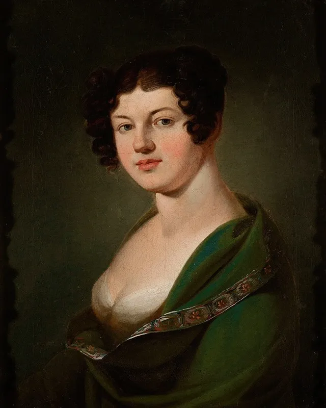 Portrait Of Aniela Nowicka Nee Poplawska