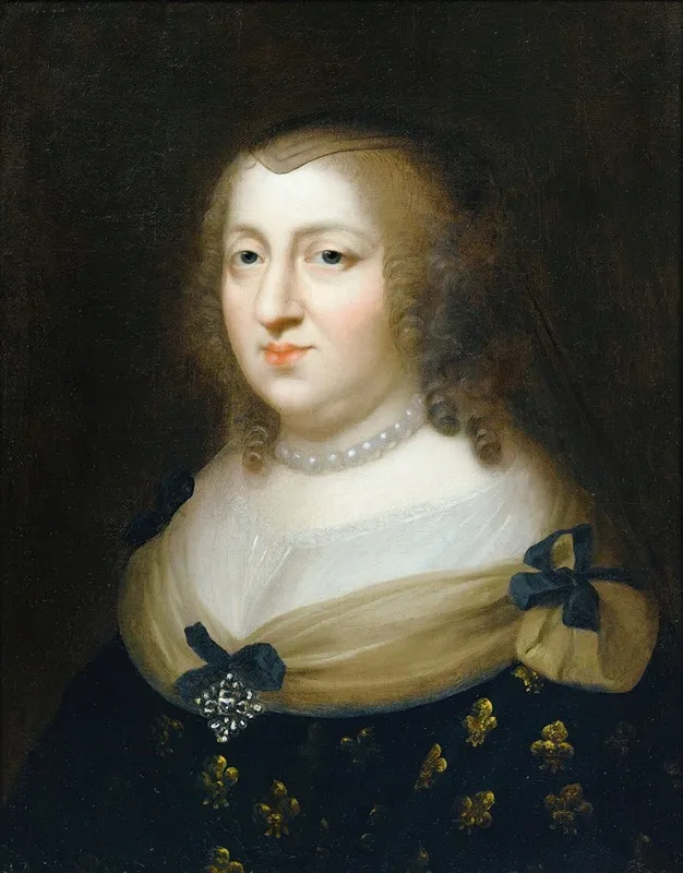 Portrait Of Anne Dautriche Wall Art by Charles Beaubrun - High-Resolution Digital Print